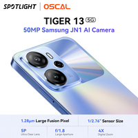 OSCAL TIGER 13 5G Smartphone 5000mAh, 6.67inch IPS Display, Unisoc T760,8GB+256GB, 50MP AI Camera, NFC Mobile Phone, Android 14