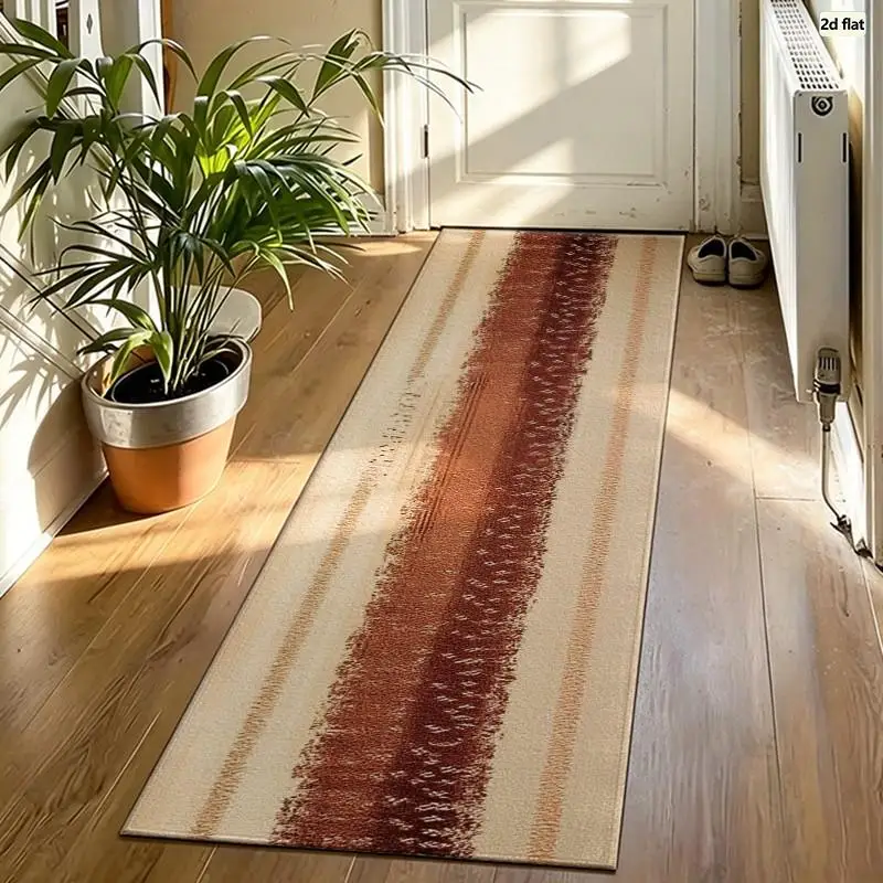 1PC Woven Earth Area Rug, Soft And Comfortable, All Seasons, Lightweight Easy Care, Home Decor, Room Decor, Autumn, Winter, Living Room, Bedroom, Entryway