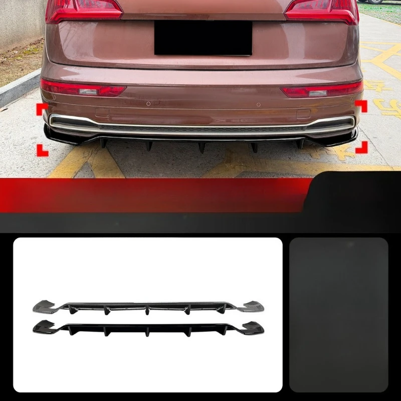 Suitable for Audi Q5 FY Early Stage Sline 2018-2020 Special Rear Lip Tail Lip Spoiler Surround Cars Modification Rear Lips