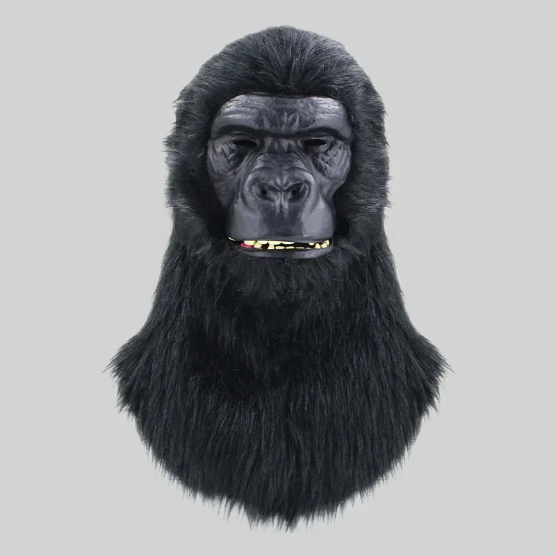 Plush Fox With Movable Mouth Full Head Dog Wolf Masks Realistic Animal Mask Halloween Party Cosplay Costume Props om[8