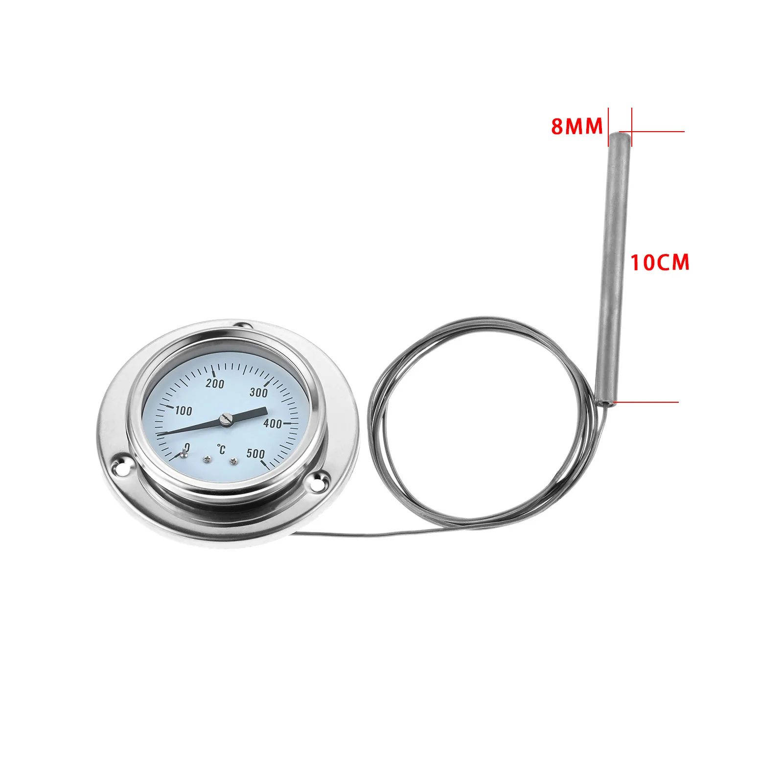 1Pc 150cm Oven Thermometer with Probes Heat Resistant up to 500 °C for Kitchen BBQ  Cooking Tools Stainless Steel Waterproof