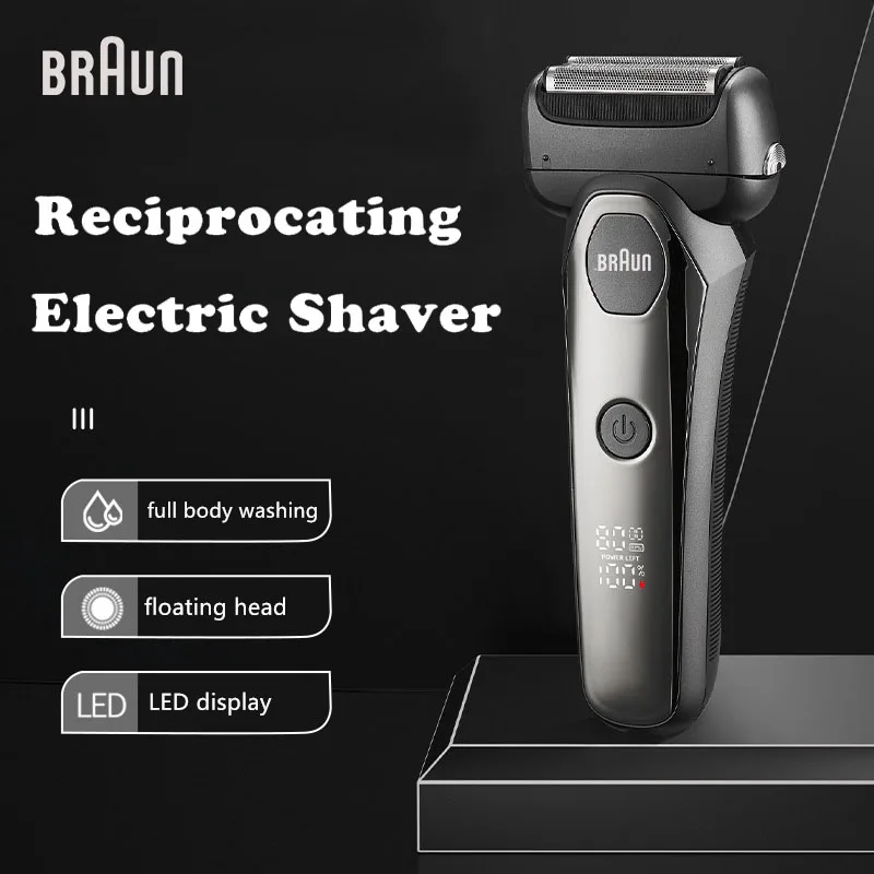 Original Braun 7200s Electric Shaver for Men 3D Floating Blade Rechargeable Shaving Beard Razor Trimmer Machine For Barber