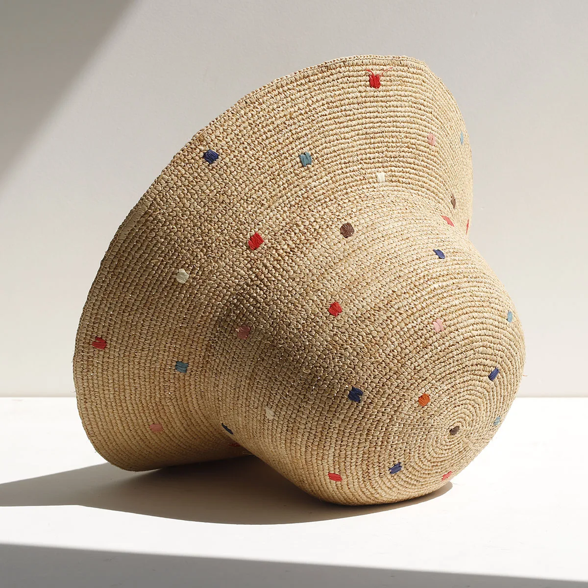 2026 NEUER Raffia-Strohhut für Damen, Sommer-Version des Sonnenschutzhutes mit breiter Krempe, Strand- und Urlaubshut, faltbar – Detail 2