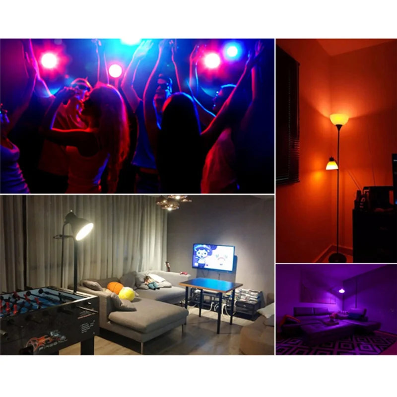 CS-Tuya GU10 Smart LED-lamp Dimbaar 5W AC200-240V WIFI + Bluetooth Smart Life App-bediening Werk met Alexa Google Home 3PCS