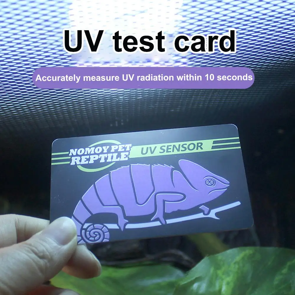 1/5/10/15/20PCS UVB Ultraviolet Tester uv Test Card Reptile Light Test Small Card Pet Products Quick Tester