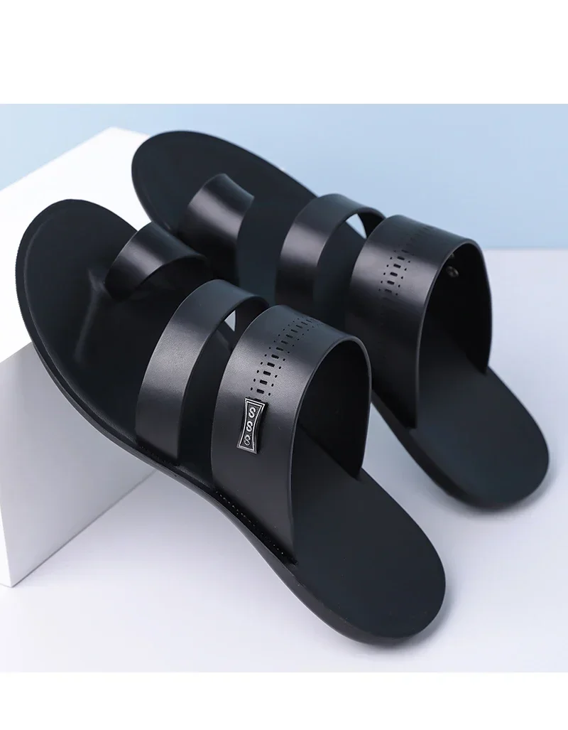 Herren-Sommer-Slides, bequeme, atmungsaktive, weiche Sohle, rutschfeste, verschleißfeste Sandalen für Outdoor, Autofahren und Strand-5123 – Detail 16