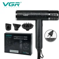 VGR مجفف شعر احترافي ضبط الساخن والبارد 110000 دورة/دقيقة مجفف النفخ محرك بدون فرشاة تصفيف الشعر مجفف النفخ الماكينة V-401 V-640 HD 5