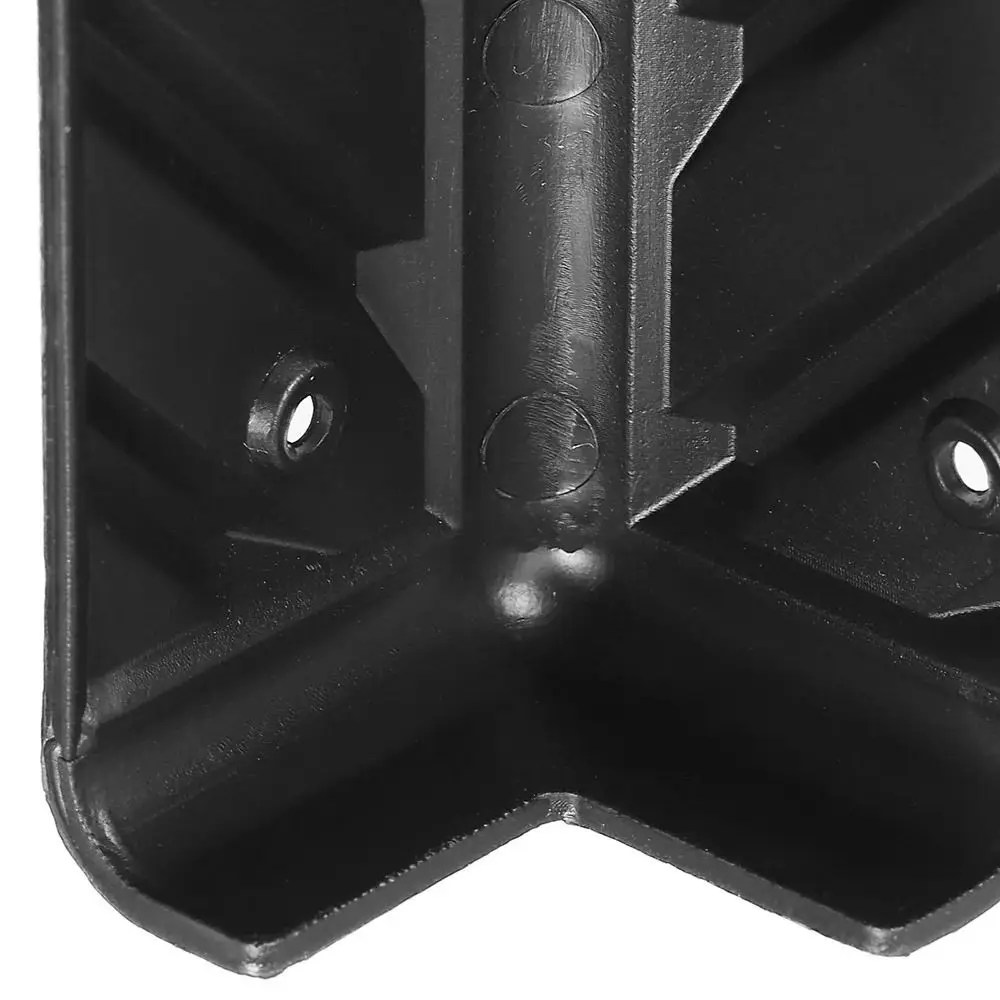 1/4Pcs Plastic Speaker Corners Black Replacement Rounded Corner Protectors Right Angle Corner Guards