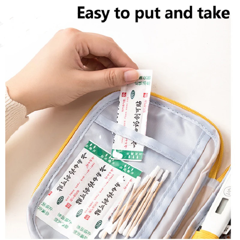 3 Kinds Of Size Travel Home First Aid Kit Medicine Pack Epidemic Prevention Kit Portable Medical Kit Drug Classification Storage