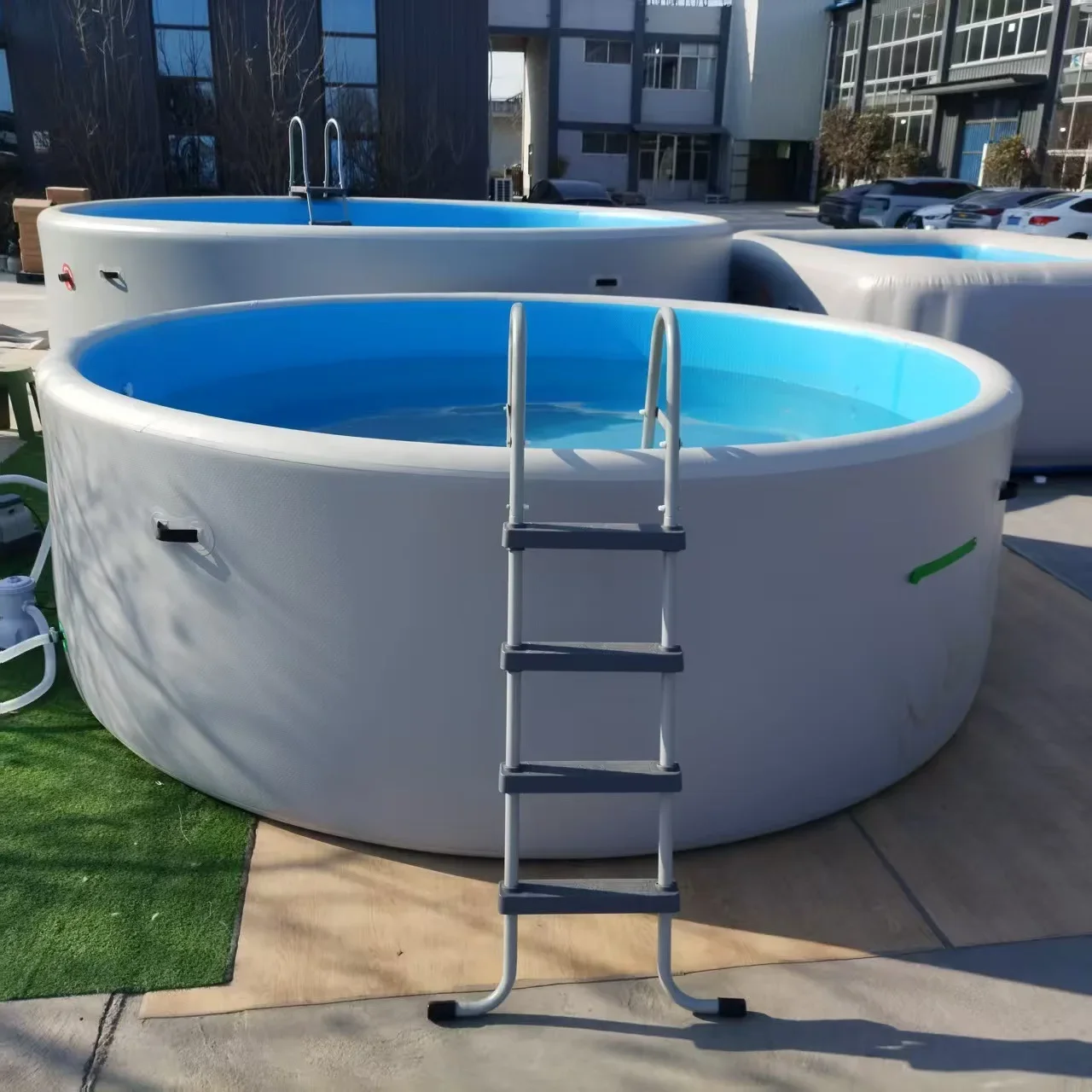 Inflatable pool, outdoor swimming pool, inflatable pool, in-stock PVC pool
