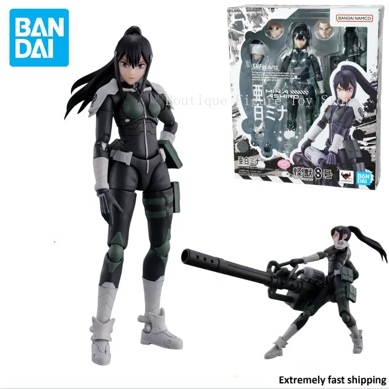 

In Stock Original Bandai S.H.Figuarts Kaiju No. 8 Ashiro Mina Figure Anime Model Toy Collect Action Gift