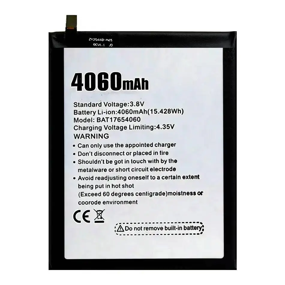 

Аккумулятор для мобильного телефона высокой емкости MIX2 BAT17654060 3080-4060 мАч для Doogee Mix 2 Lite