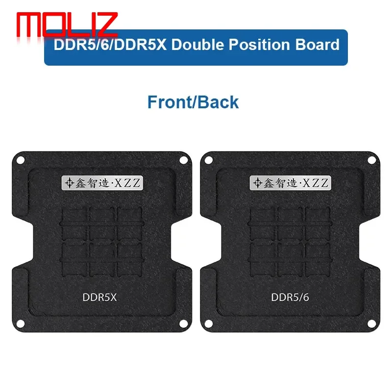 XZZ DDR5/DDR5X/DDR6 Memory Particle Chips Magnetic BGA Reballing Tin Planting Platform BGA170/BGA180/BGA190 IC Solder Template