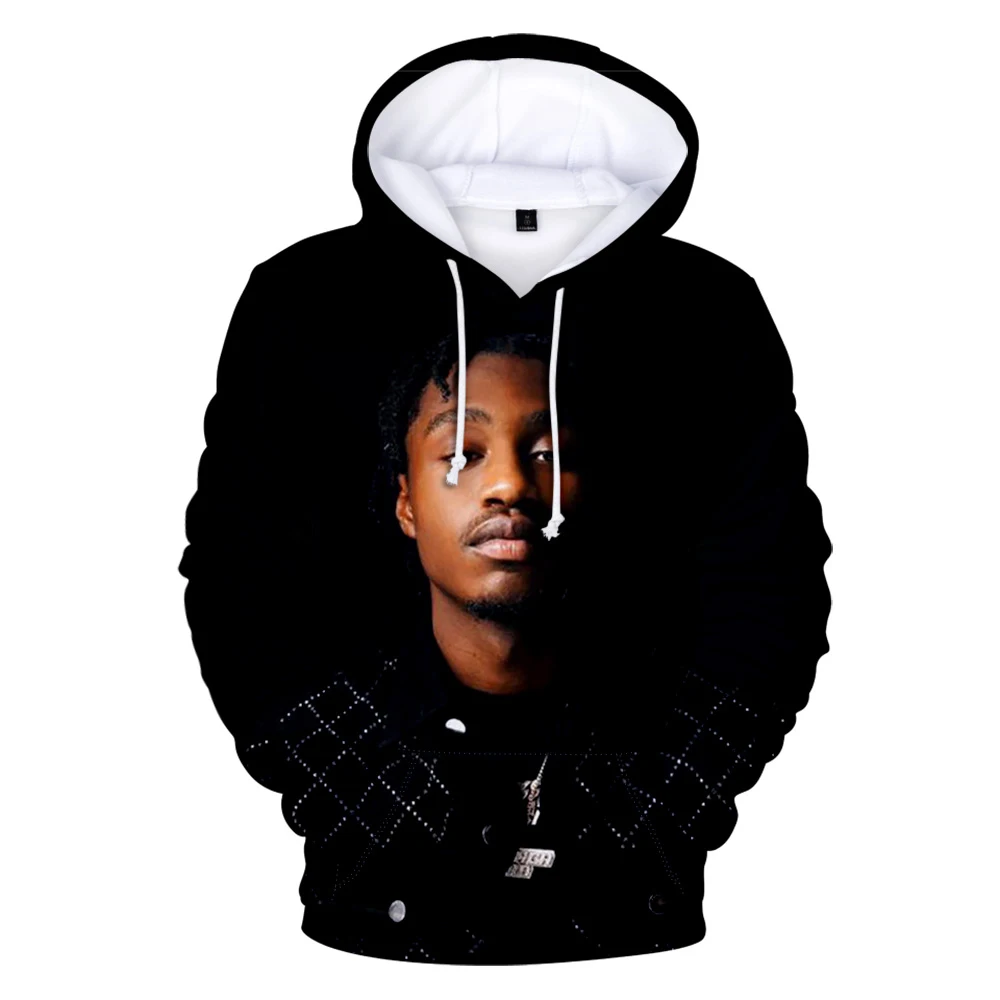 

Hip Hop Rap Lil Tjay Hoodie Unisex Long Sleeve Woman Man Sweatshirt American Rapper 2022 Casual Style 3D Clothes