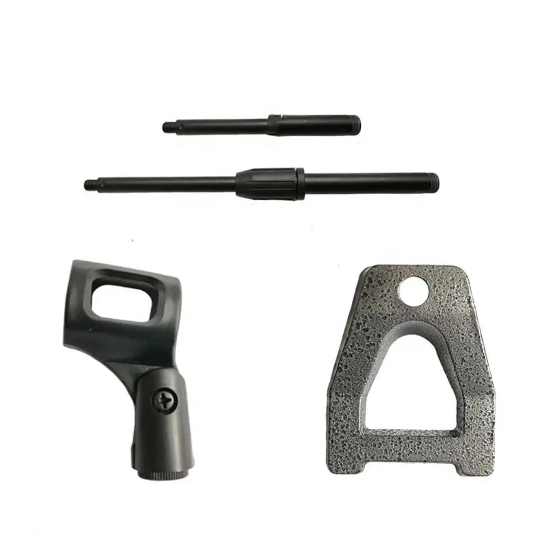 For Desktop Microphone Stand Adjustable Mic Holder 2 clips Table Stand Lifting and Weighting Base Shockproof Network Live