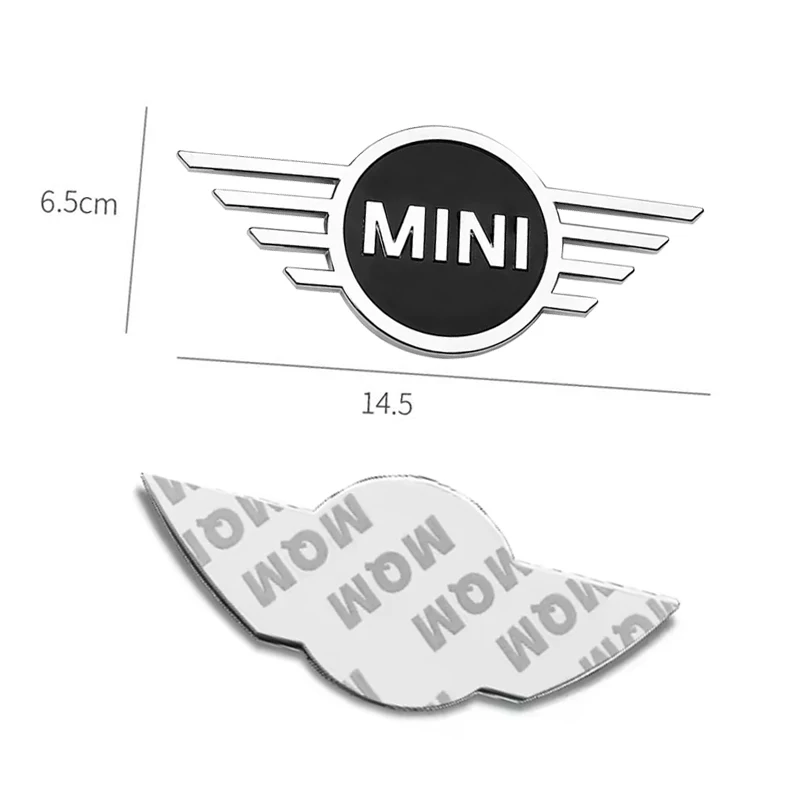 ABS Mini Auto Voorbumperembleem Achtersticker Logo Voor Mini Cooper JCW Works R56 R50 F54 F55 F56 F57 F60 R52 R53 R55 R57 R58 R59