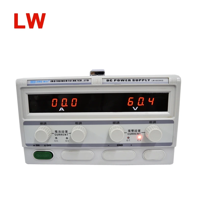Factory Directly Sales LW-60100KD 60V 100A 6KW Adjustable Variable DC Power Source Digital Adjustable Lab Test Power Supply