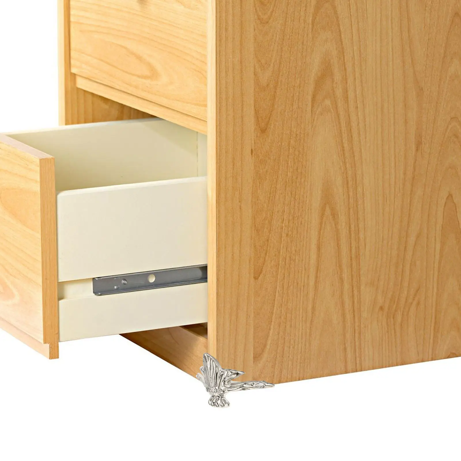 Metal Box Legs 20Pcs Retro Zinc Alloy Corner Feet for Wooden Jewelry Cases Vintage Furniture Decor
