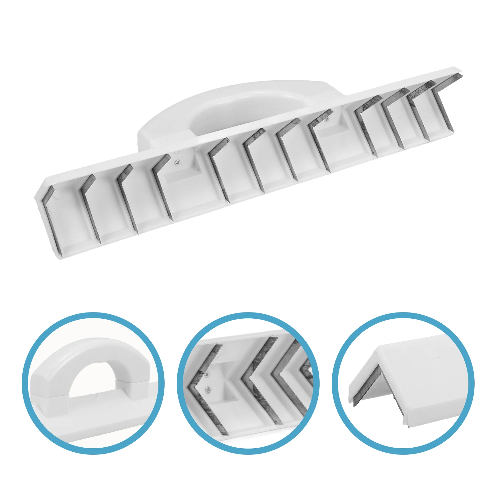 コンクリート仕上げ用コーナートロウェル 滑らかなエッジ 石膏修理 パッチング亀裂 DIY装飾 建築作業ツール