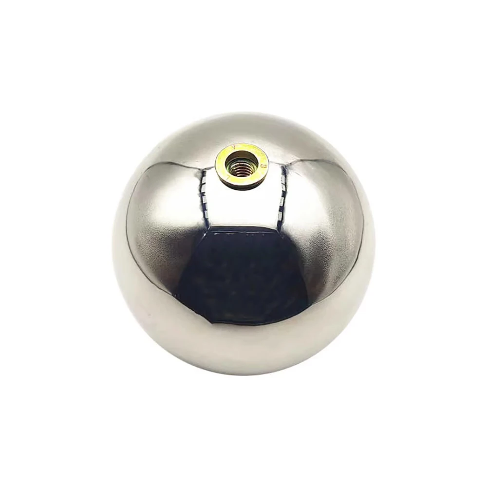 1Pcs 304 Stainless Steel Hollow Ball Wall Thick 1mm Through-Hole Metric Thread M5 M6 M8 M10 Metal Mirror Decorative Hanging Ball
