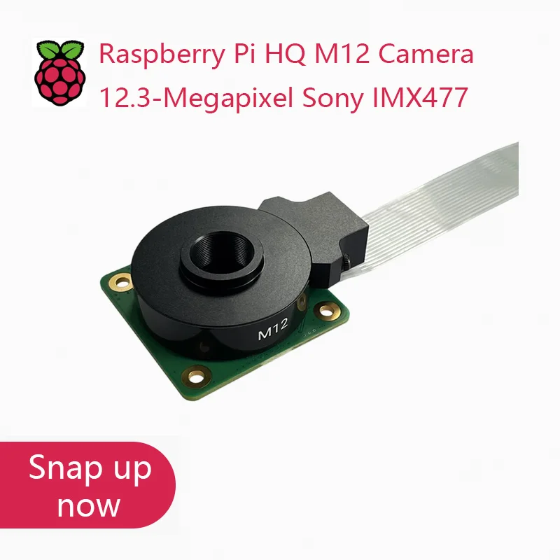 

New Original Raspberry Pi High Quality HQ M12 Camera Module 12.3MP Sony IMX477 Sensor, Support for M12-Mount Lens