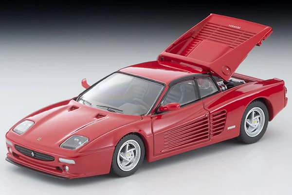 TAKARA TOMY TOMYTEC Tomica TLV 1/64 Ferrari F512 M CZERWONA Odlew Metalowy Model Samochodu Zabawki Prezent