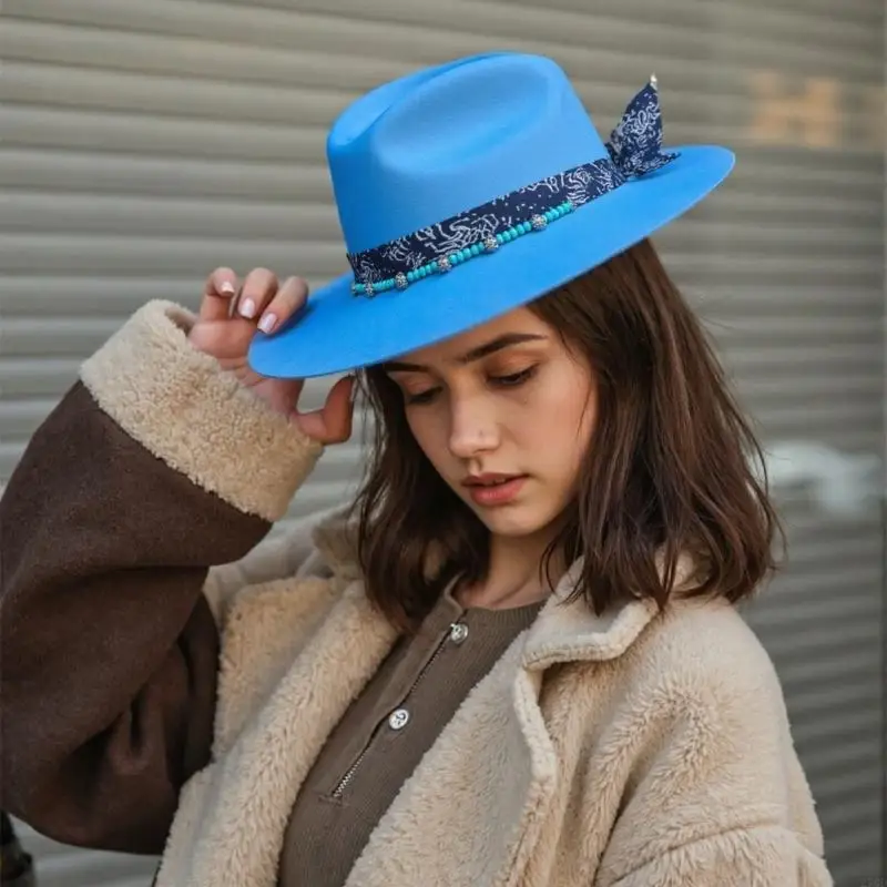 Classical Homburg Wool Top Hat Panama Hat Gift for Boyfriend Top Hat Wool Costume for Outdoor Gatherings