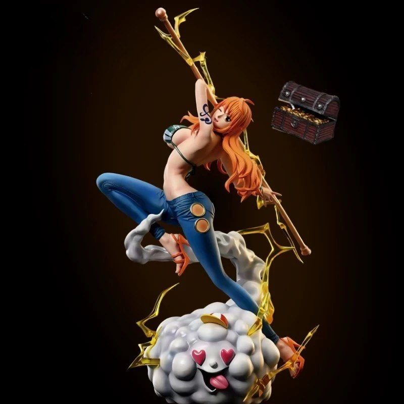 30cm One Piece Anime Figur Nami Hot Girl Actionfigur Hentai PVC Statue Modell Zimmerdekoration Sammlerstück Spielzeug Ornament Geschenk