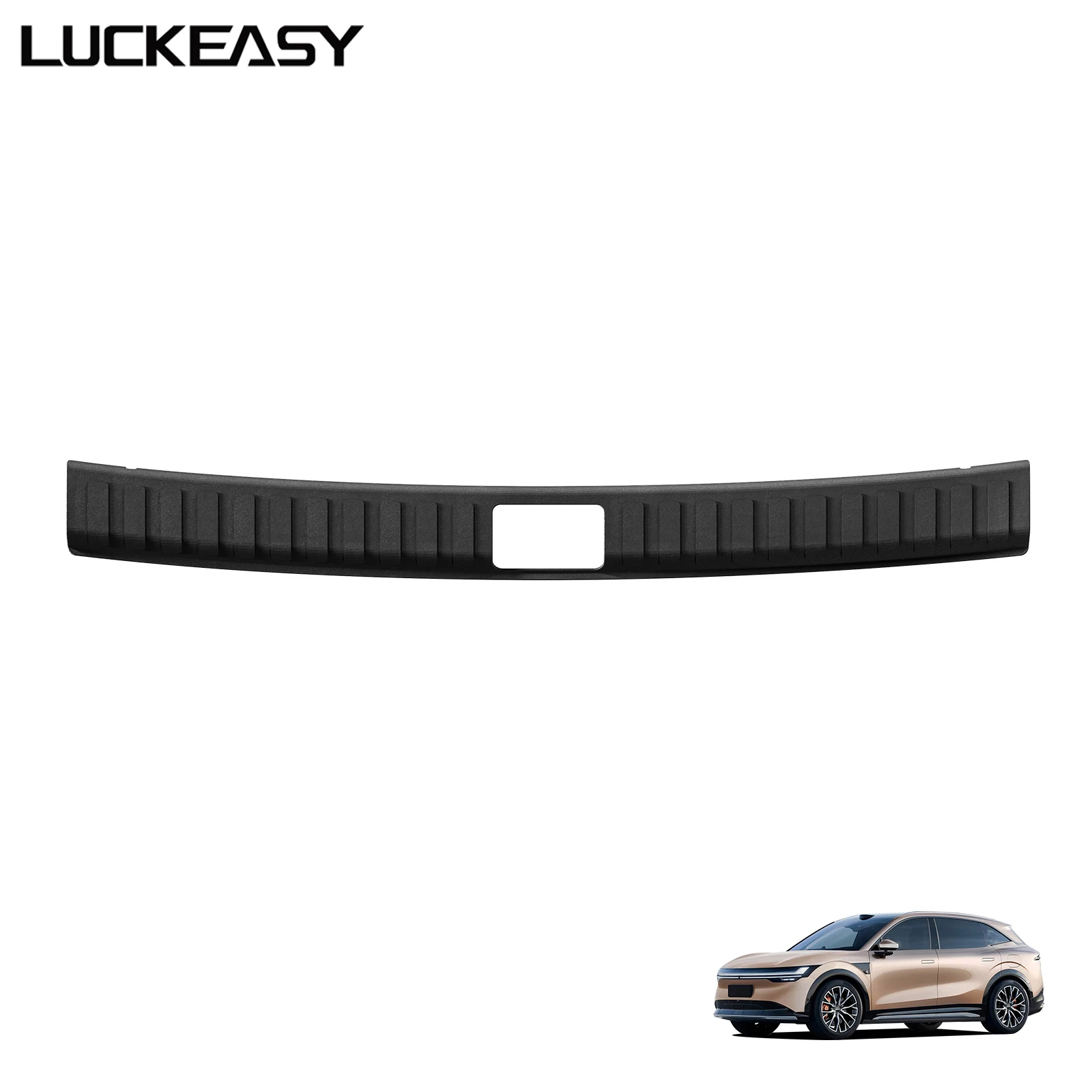 for Zeekr 7X 2024-2026 5Seats Rear Trunk Door Sill Guard Strip Inner Rear Bumper Guard Plate Cover Trim Car Interior Accessories