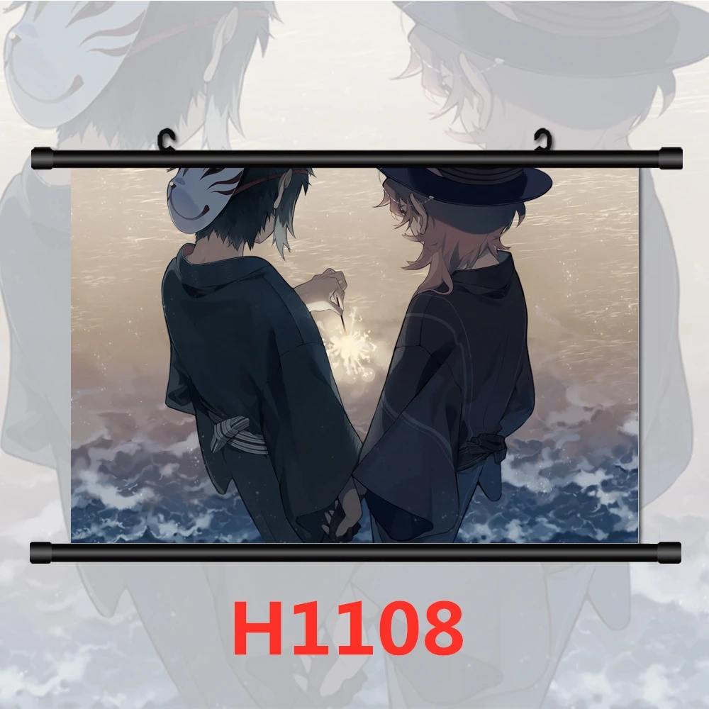 Anime Bungou Stray Dogs Dazai Osamu Nakahara Chuuya Canvas Painting Posters Prints Home Decoration Wall Art Wall Decor Pictures