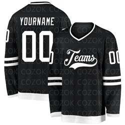 Custom Hockey 3D Print You Name Number Men Women Ice Hockey Jersey Competition Training Jerseys