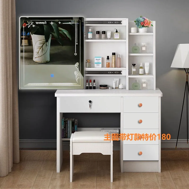 

Bedroom dressing table Small apartment Mini dressing table Modern simple dressing table Internet celebrity simple small