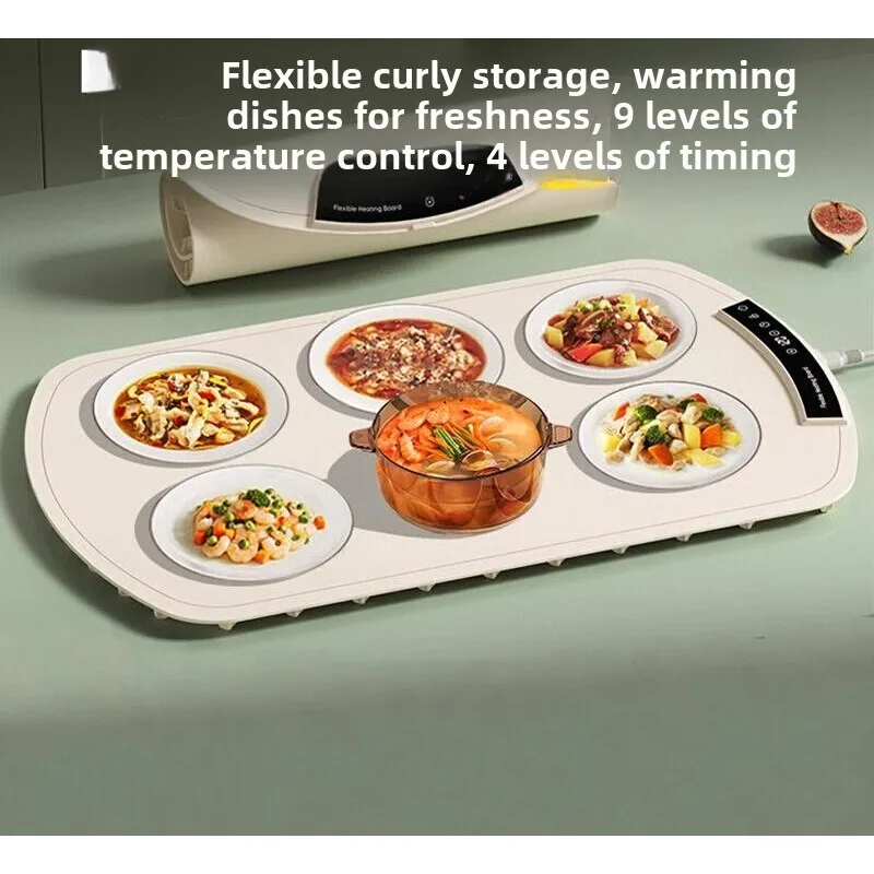 Flexible vegetable warming board hot dish artifact household dining table mat