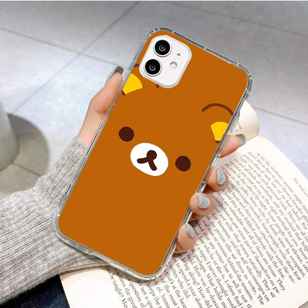 SM-62 Rilakuma Silicone TPU Case for Realme Narzo 50 50I 50a Prime 9 10 Pro C30S C35 C55 Plus Cover Soft