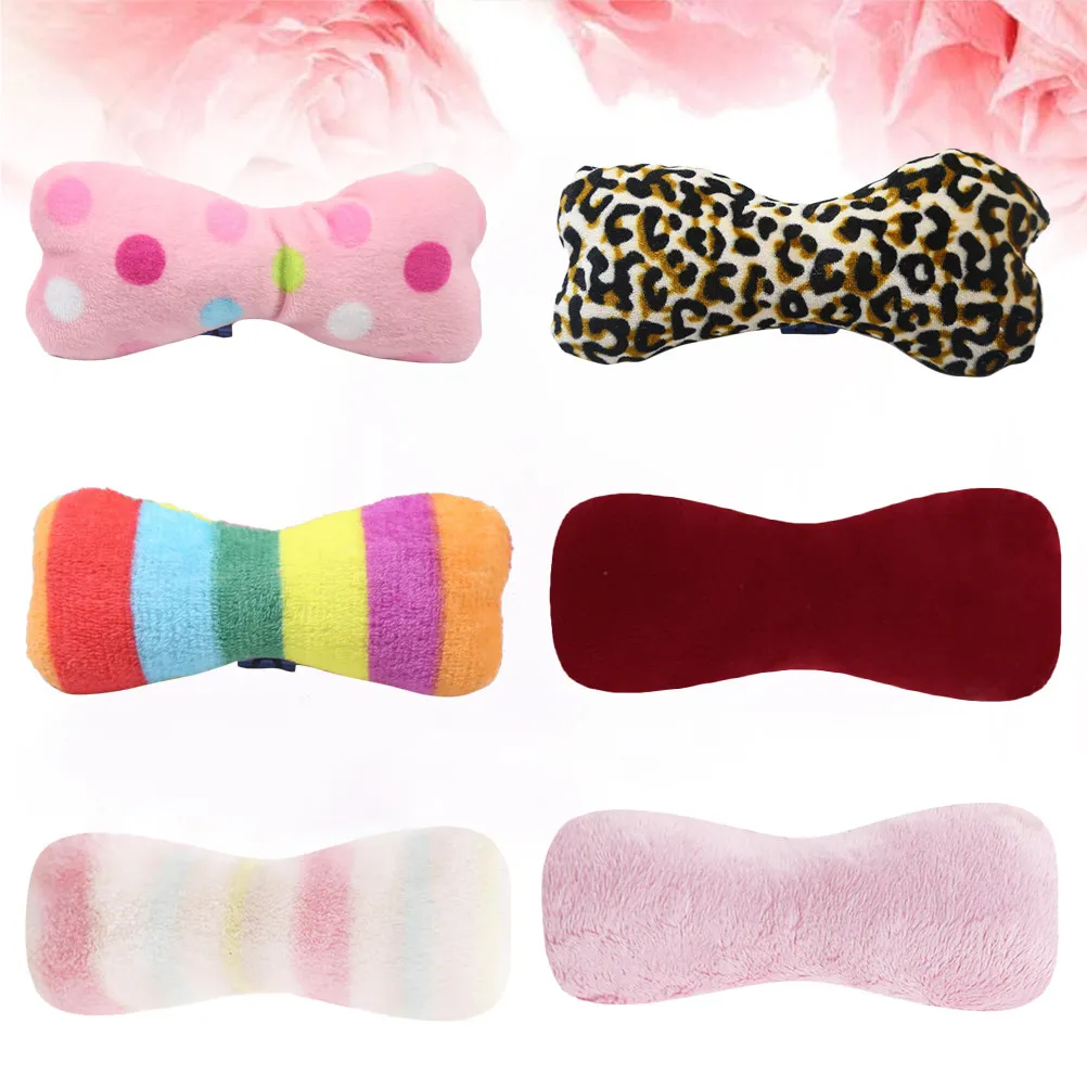 5Pcs Sound Playthings Cute Pet Dogs Random Colors Squeaky Helps Relieve Puppy Anxiety Boredom Pet Sound Toys