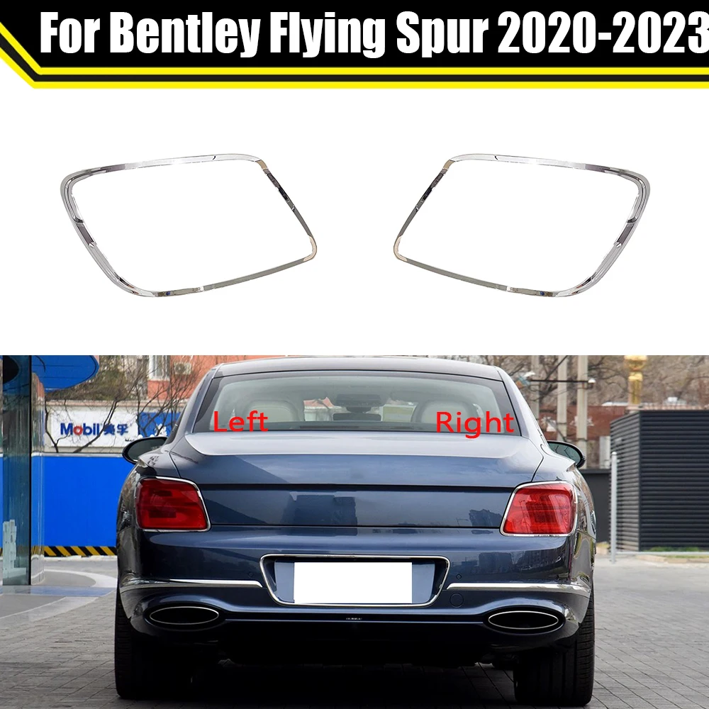 Car Rear Tail Light Lamp Trim Strip Stickers Taillamp Decoration Lights Taillights Cover For Bentley Flying Spur 2020-2023