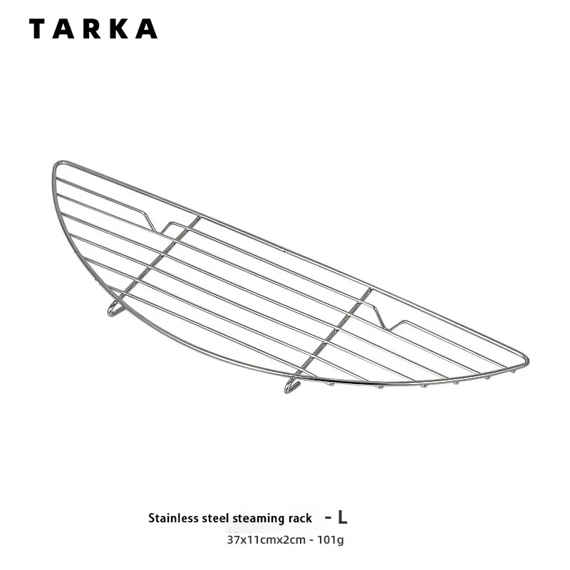 TARKA Outdoor Barbecue Net Steam Rack Stainless Steel Camping Barbecue  Anti Scorching Grill Picnic Cookware Cooking Supplies image 5