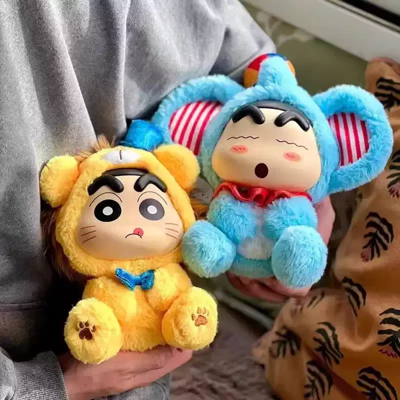 

Anime Crayon Shin Fantasy Paradise Enamel Plush Blind Box Cute Clown Desktop Decoration Ornaments Doll Pendant Couple Gift