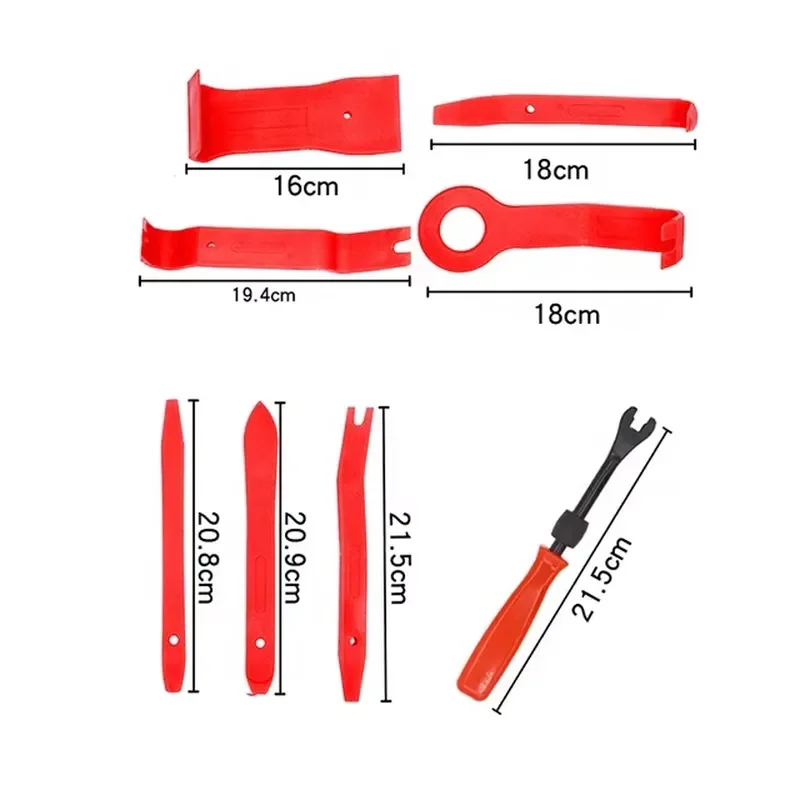 EE1 for 8 Pcs Auto Trim Removal Tool Kit Car Dash Radio Audio Installer Pry Tool All Types of Car Modifications Multiple