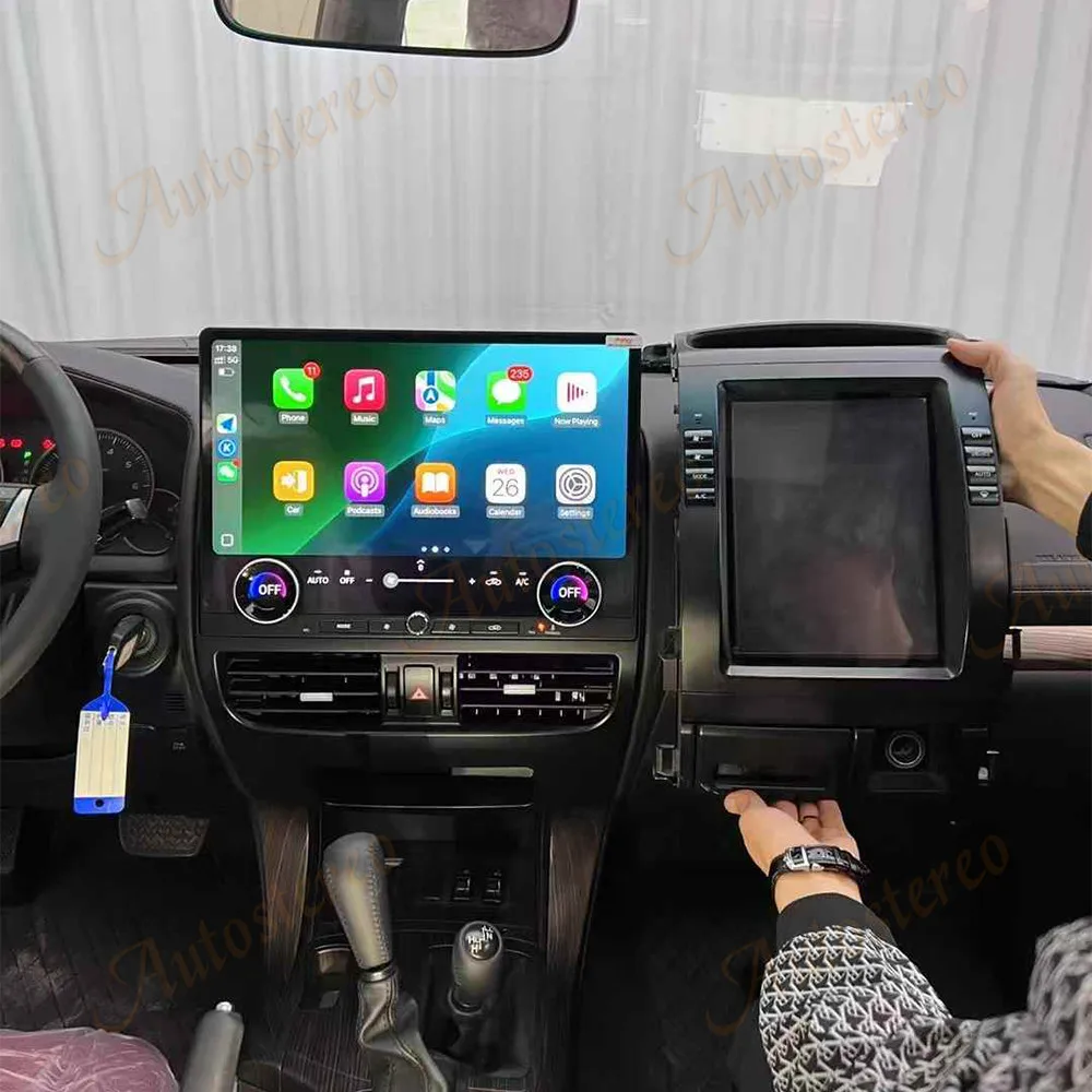 16.8 Inch Android 13 Screen For Toyota Land Cruise Prado 120 2002-2009 Car GPS Navigation Multimedia Player radio Stereo