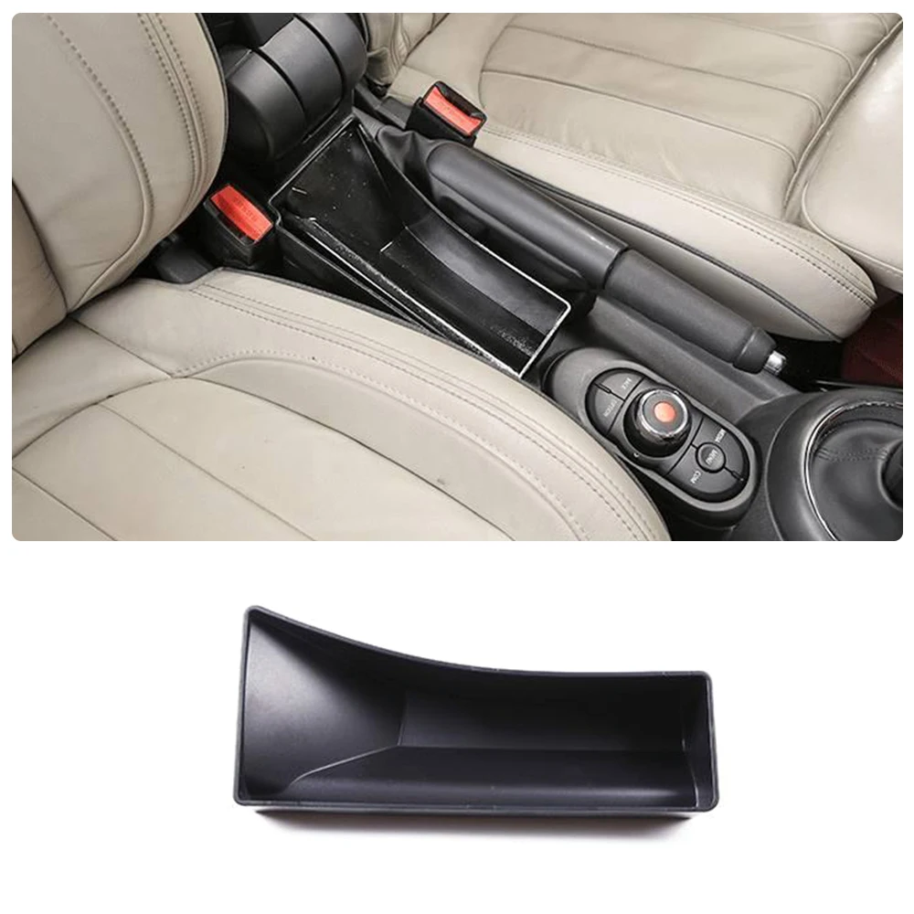 

For bmw MINI COOPER Car Armrest Storage Box ABS 1PCS Interior protection pad Central Control Container Auto Interior Accessories