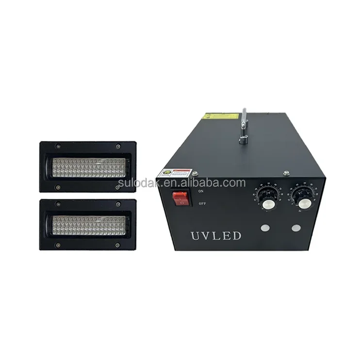 F7020 Lampe UV LED Ink Cure  UV LED Curing Lamp light 200W 395nm Air Cooling LED UV Curing System For Inkjet Printers