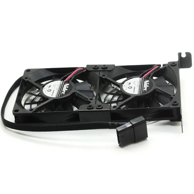 Universal Video Card Mute Cooling Fan Ultra Thin PCI Bit Video Card Companion Enhanced Daulthree Fan H35731-55MEI 80x80x15mm