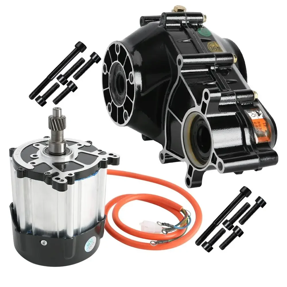 TDPRO 72V 1500W Electric Brushless Motor Differential GearBox Go Kart ATV Quad Buggy