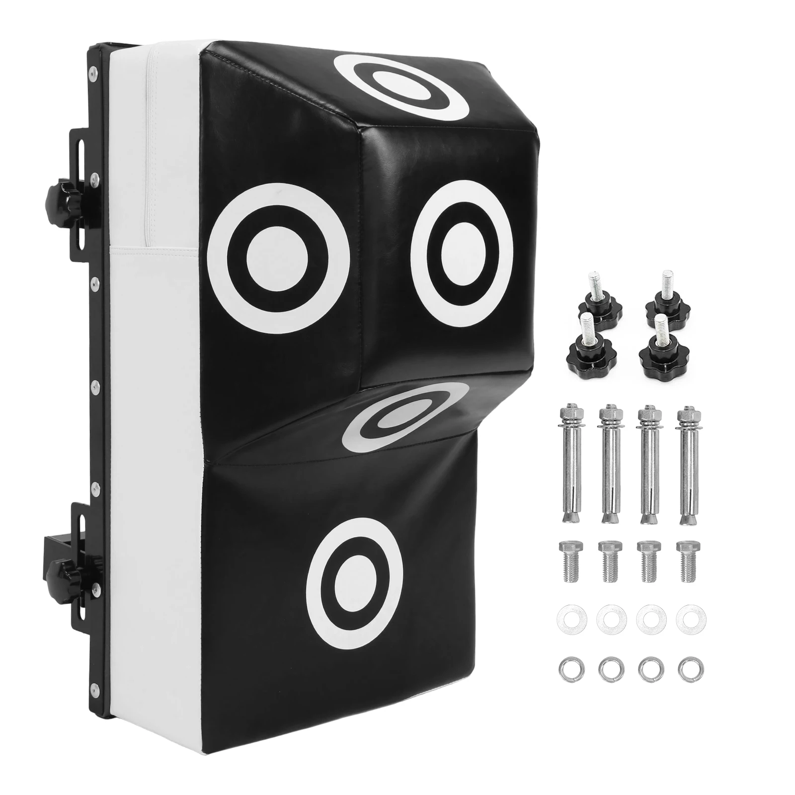 Wall Mount Uppercut Punching Bag Target with Marking Points Square MMA Training Punching Target High Density Foam for Home Gyms