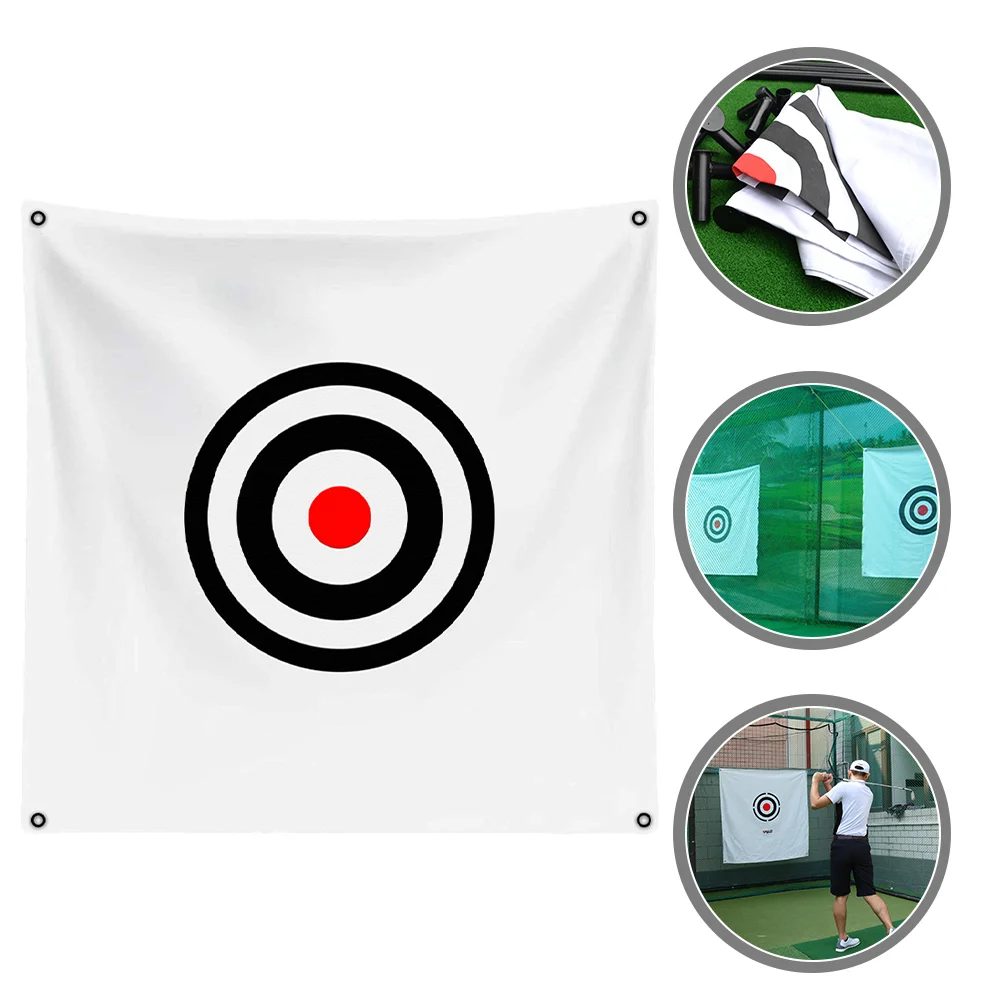 Golf Target Practicing Targeting Tool Outdoor Net Swing Chipping Golfing with Mat Hitting Soft Indoor Portable Cloth