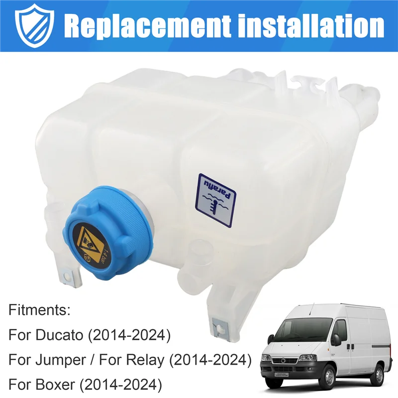 HEIßER-Auto Expansion Kühlmittel Tank Für Fiat Duacato Boxer Citroen Reply 1374132080 1374133080 1611966680 1674058380, auto Expa