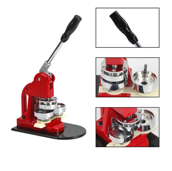 Tinplate Badge Machine Bar Making Machine Manual DIY Advertising Equipment Including Moulds
