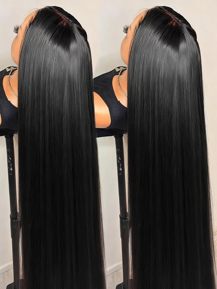 

300 Density 13x6 HD Lace Frontal Wigs Bone Straight 13x4 360 Full Lace Front Brazilian Preplucked 100% Human Hair Wigs For Women