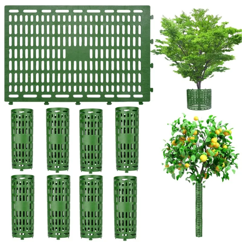 A36T-Expandable Tree Wraps 10 Pack Tree Trunk Protector Guard, Tree Bark Protector, Great Protection From De